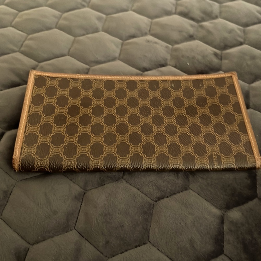Celine check book wallet. Gently used